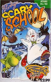Box cover for Blinky's Scary School on the Atari 8-bit.