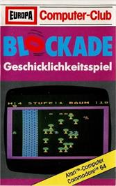 Box cover for Blockade on the Atari 8-bit.