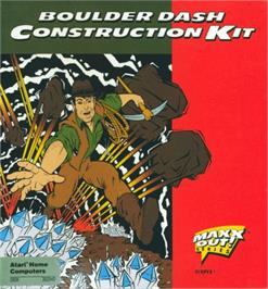 Box cover for Boulder Dash Construction Kit on the Atari 8-bit.