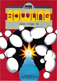 Box cover for Bowling on the Atari 8-bit.