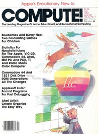 Box cover for Bunny Hop on the Atari 8-bit.