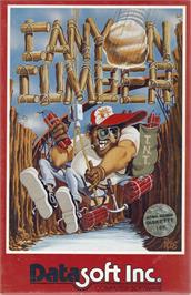 Box cover for Canyon Climber on the Atari 8-bit.