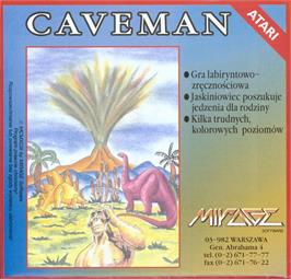 Box cover for Caveman on the Atari 8-bit.