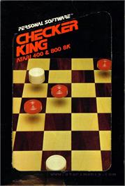 Box cover for Checker King on the Atari 8-bit.