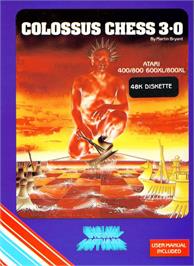 Box cover for Colossus 4 Chess on the Atari 8-bit.