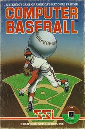Box cover for Computer Baseball on the Atari 8-bit.