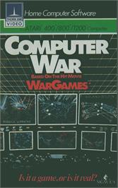 Box cover for Computer War on the Atari 8-bit.
