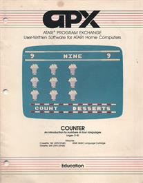Box cover for Counter on the Atari 8-bit.