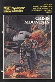 Box cover for Crisis Mountain on the Atari 8-bit.