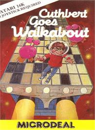 Box cover for Cuthbert Goes Walkabout on the Atari 8-bit.