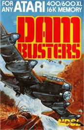 Box cover for Dambusters on the Atari 8-bit.