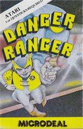 Box cover for Danger Ranger on the Atari 8-bit.