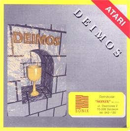 Box cover for Deimos on the Atari 8-bit.