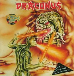 Box cover for Draconus on the Atari 8-bit.