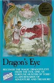Box cover for Dragon's Eye on the Atari 8-bit.