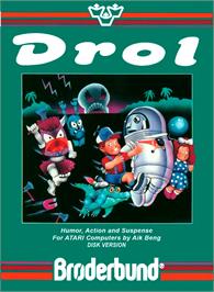Box cover for Drol on the Atari 8-bit.