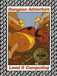 Box cover for Dungeon Adventure on the Atari 8-bit.