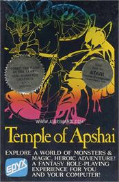 Box cover for Dunjonquest: Temple of Apshai on the Atari 8-bit.