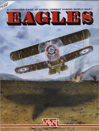 Box cover for Eagles on the Atari 8-bit.