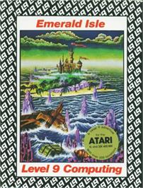 Box cover for Emerald Isle on the Atari 8-bit.