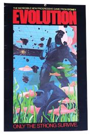 Box cover for Evolution on the Atari 8-bit.