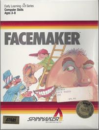 Box cover for Facemaker on the Atari 8-bit.