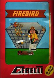 Box cover for Firebird on the Atari 8-bit.