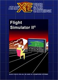 Box cover for Flight Simulator 2 on the Atari 8-bit.