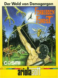 Box cover for Forbidden Forest on the Atari 8-bit.