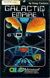 Box cover for Galactic Empire on the Atari 8-bit.