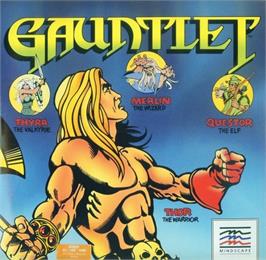 Box cover for Gauntlet on the Atari 8-bit.