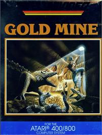 Box cover for Gold Mine on the Atari 8-bit.