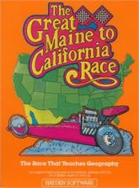 Box cover for Great Maine To California Race, The on the Atari 8-bit.