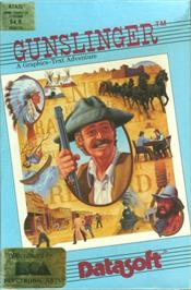 Box cover for Gunslinger on the Atari 8-bit.