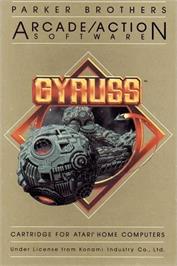 Box cover for Gyruss on the Atari 8-bit.
