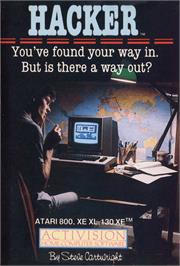 Box cover for Hacker on the Atari 8-bit.