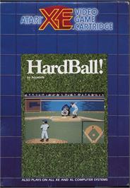 Box cover for Hardball! on the Atari 8-bit.