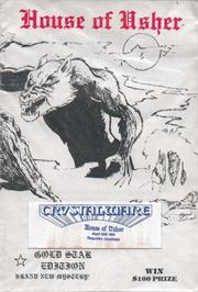Box cover for House Of Usher on the Atari 8-bit.