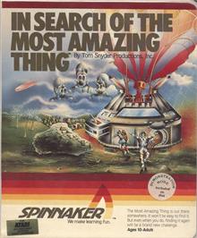 Box cover for In Search Of The Most Amazing Thing on the Atari 8-bit.