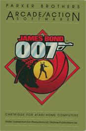 Box cover for James Bond 007 on the Atari 8-bit.