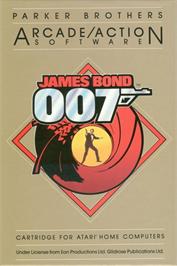 Box cover for James Bond 007 on the Atari 8-bit.