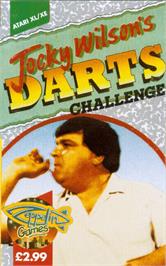 Box cover for Jocky Wilson's Darts Challenge on the Atari 8-bit.