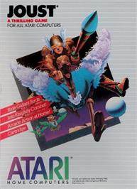 Box cover for Joust on the Atari 8-bit.