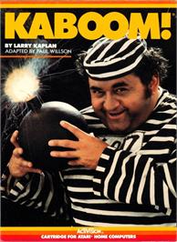 Box cover for Kaboom! on the Atari 8-bit.