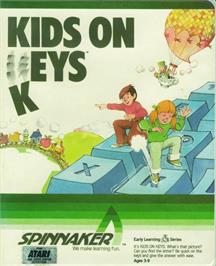Box cover for Kids on Keys on the Atari 8-bit.