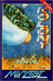 Box cover for Kolony on the Atari 8-bit.