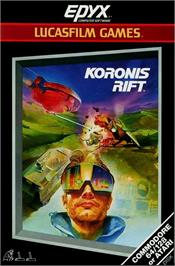 Box cover for Koronis Rift on the Atari 8-bit.