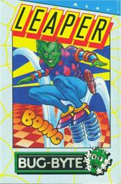 Box cover for Leaper on the Atari 8-bit.