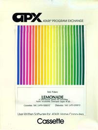 Box cover for Lemonade on the Atari 8-bit.