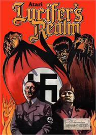 Box cover for Lucifer's Realm on the Atari 8-bit.